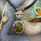 Carolyn Pollack Southwestern Style Sterling Silver Oval Unakite Gecko Lizard Pendant For Women