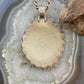Carolyn Pollack Southwestern Style Sterling Silver Oval Concho Decorated Pendant For Women