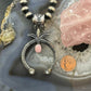 Eva & Linberg Billah Sterling Silver Pink Conch Shell Decorated Naja Unisex Pendant #2