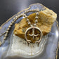 Vintage Native American Sterling Silver Naja With Navajo Pearl Bead Necklace For Women