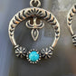 Carolyn Pollack Southwestern Style Sterling Silver Turquoise Naja Dangle Earrings For Women