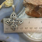 Carolyn Pollack Southwestern Style Sterling Silver Flower Decorated Enhancer Pendant For Women