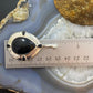 Carolyn Pollack Southwestern Style Sterling Silver Black Onyx Decorated Enhancer Pendant For Women