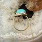 Joe L. Gray Vintage Native American Sterling Silver Turquoise Ring Size 9.75 For Women