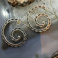 Carolyn Pollack Sterling Silver Stamped Spiral Post Earrings For Women