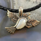 Carolyn Pollack Southwestern Style Sterling Silver Moonstone Peace Dove Pendant For Women
