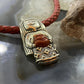 Jody Naranjo and Carolyn Pollack Sterling Silver Carved Red Jasper Decorated Maiden Pendant For Women