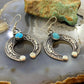 Eva & Linberg Billah Sterling Silver Oval Turquoise Naja Dangle Earrings For Women #1