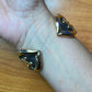 Carolyn Pollack Sterling Silver , Brass, Leather Band 1 Turquoise Bracelet For Women