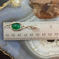 Carolyn Pollack Sterling Silver Oval Green Chalcedony Enhancer Pendant For Women