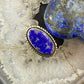 Native American Sterling Silver Oval Lapis Lazuli Ring Size 7.25 For Women