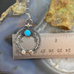 Eva & Linberg Billah Sterling Silver Oval Turquoise Naja Dangle Earrings For Women #1