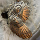 Carolyn Pollack Southwestern Style Sterling Silver Owl Enhancer Pendant For Women