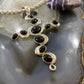 Carolyn Pollack Southwestern Style Sterling Silver Black Onyx Decorated Cross Enhancer Pendant For Women