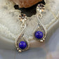 Carolyn Pollack Sterling Silver Round Sodalite Leaves &Flower Earrings For Women