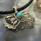 Carolyn Pollack Southwestern Style Sterling Silver Turquoise Cutout Butterfly Pendant For Women