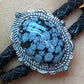 Carolyn Pollack Sterling Silver Snowflake Obsidian Braided Leather Bracelet For Women