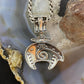 Carolyn Pollack Southwestern Style Sterling Spirit Bear w/Petroglyphs Pendant For Women