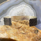 Cheyenne Custer Native American Sterling Silver Tufa Cast Bracelet For Women #2