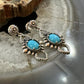 Carolyn Pollack Sterling Silver Oval Sleeping Beauty Turquoise Dangle Post Earrings For Women