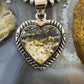 Native American Sterling Silver Wild Horse Heart Pendant For Women #4