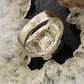 Carolyn Pollack Sterling Square Faceted Turquoise Decorated Ring For Women