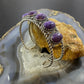 Carolyn Pollack Vintage Southwestern Style Sterling Silver Charoite Row Bracelet For Women