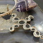 Carolyn Pollack Southwestern Style Sterling Silver Black Onyx Decorated Cross Enhancer Pendant For Women