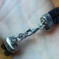 Carolyn Pollack Sterling Silver & Brass Braided Leather Mosaic Inlay Bracelet For Women