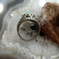 Carolyn Pollack Sterling Silver Oval Green Turquoise Decorated Ring Size 10.75 For Women