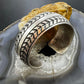 Douglas Etsitty Native American Sterling Silver Heavy Gauge Stamped Unisex Cuff Bracelet