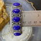 Carolyn Pollack Vintage Southwestern Style Sterling Silver Lapis Row Bracelet For Women