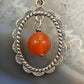 Carolyn Pollack Sterling Silver Oval w/Round Carnelian Bead Dangle Earrings For Women