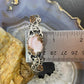 Carolyn Pollack Sterling Silver & Brass Oval Pink Mother of Pearl Decorated Bracelet For Women
