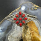 Carolyn Pollack Sterling Silver 9 Red Jasper Decorated Cluster Bracelet For Women