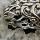 Carolyn Pollack Sterling Silver Oval With Scroll Work Ring Size 8.5 For Women