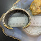 Carolyn Pollack Sterling Silver , Brass, Leather Band 1 Turquoise Bracelet For Women