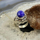 Native American Sterling Silver Oval Lapis Lazuli Ring Size 8.5 For Women
