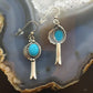 Carolyn Pollack Sterling Silver Turquoise Squash Dangle Earrings For Women