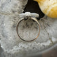 Carolyn Pollack Sterling Silver Carved Mother of Pearl Decorated Cross Ring For Women