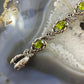 Carolyn Pollack Sterling Silver 6 Faceted Oval Peridot Link Bracelet For Women