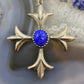 Carolyn Pollack Southwestern Style Sterling Silver Lapis Cross Pendant For Women
