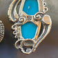 Carolyn Pollack Vintage Southwestern Style Sterling Silver Turquoise Dangle Earrings For Women