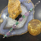 Carolyn Pollack Sterling Silver Amethyst & Green Turquoise Bracelet For Women