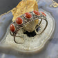 Carolyn Pollack Southwestern Style Sterling Silver Red Jasper Row Bracelet For Women