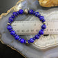 Carolyn Pollack Sterling Silver Lapis Lazuli Bead Stretch Bracelet For Women