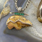 Carolyn Pollack Southwestern Style Sterling Silver Picture Jasper Spirit Bear Pendant For Women
