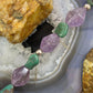 Carolyn Pollack Sterling Silver Amethyst & Green Turquoise Bracelet For Women