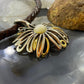 Carolyn Pollack Southwestern Style Sterling Silver/Brass/Bronze Mother of Pearl Flower Pendant For Women
