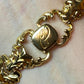 Carolyn Pollack Sterling Silver Gold Plated Decorated Link Bracelet For Women